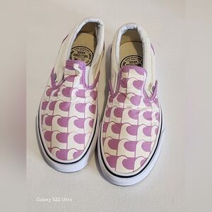 Vans Women's Slip-On Sneakers - Purple Wave